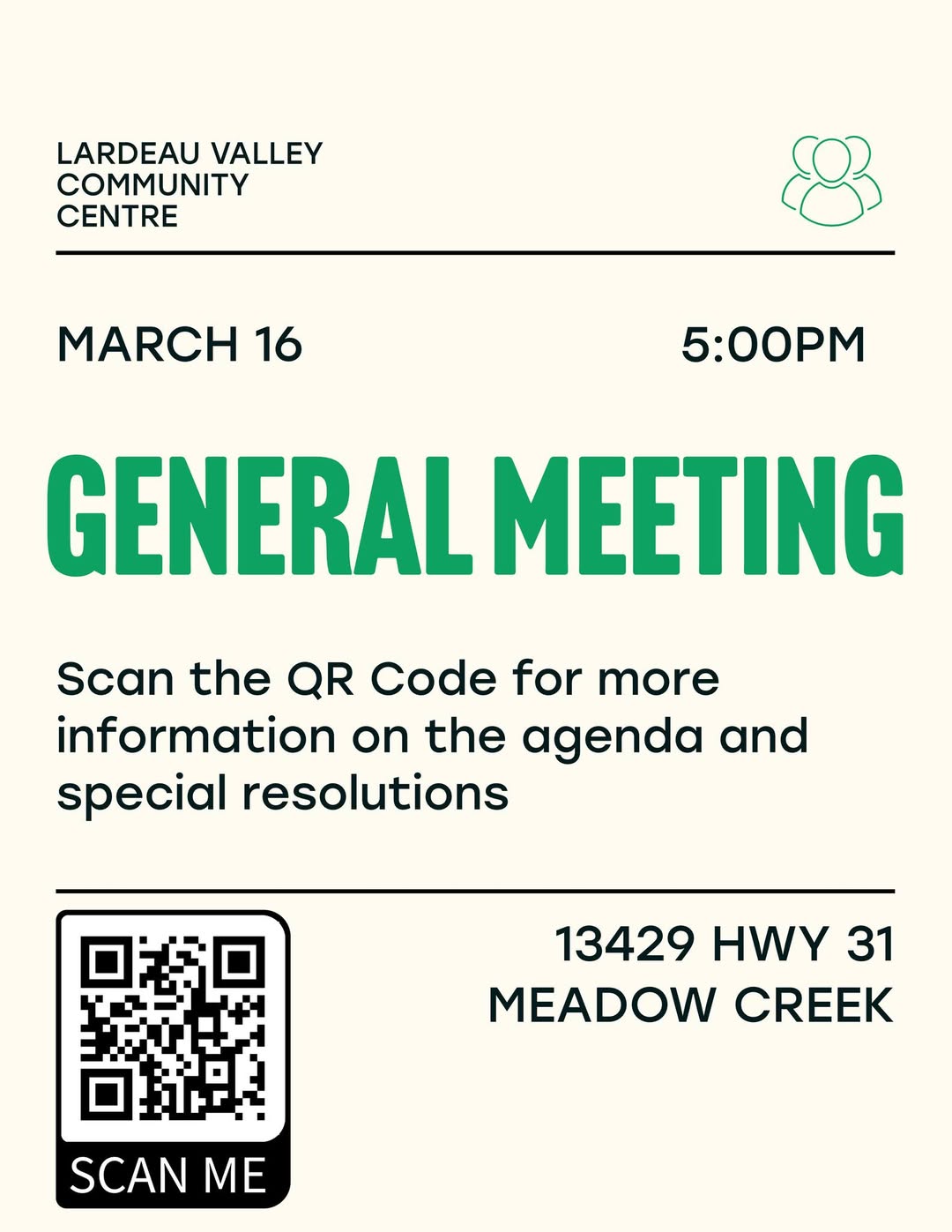 LVCC General Meeting